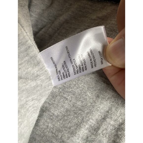 Original Weatherproof Pullover Grey and Black Sherpa Quarterzip XXL - Picture 6 of 10